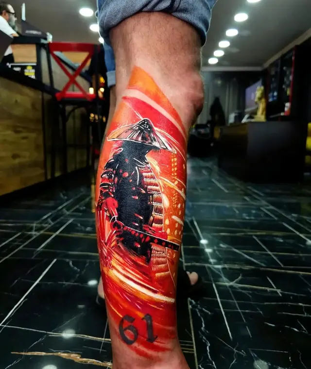 The Last Samurai — Burak Işık dövme çalışması